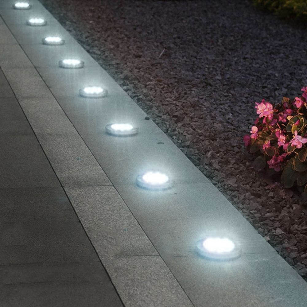 Lampada da giardino a LED Maclean IP44 a sensore di movimento, 12 LED SMD, 4000K, Ni-MH 600 mAh, 0,7 W, MCE318, 4 pezzi