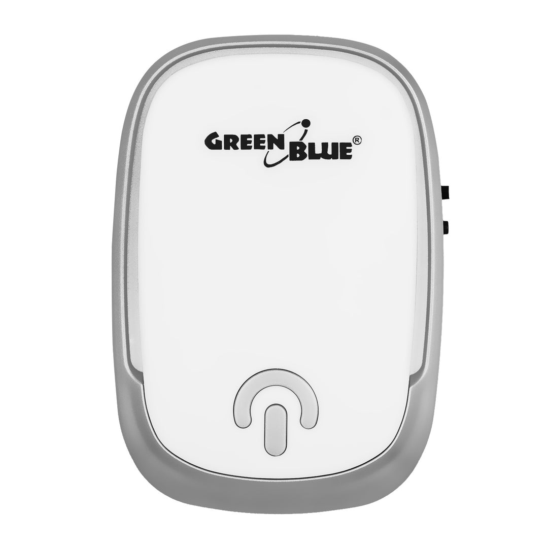 Campanello wireless GreenBlue, 38 melodie, 90 dB, bianco, portata fino a 200 m, GB404 W