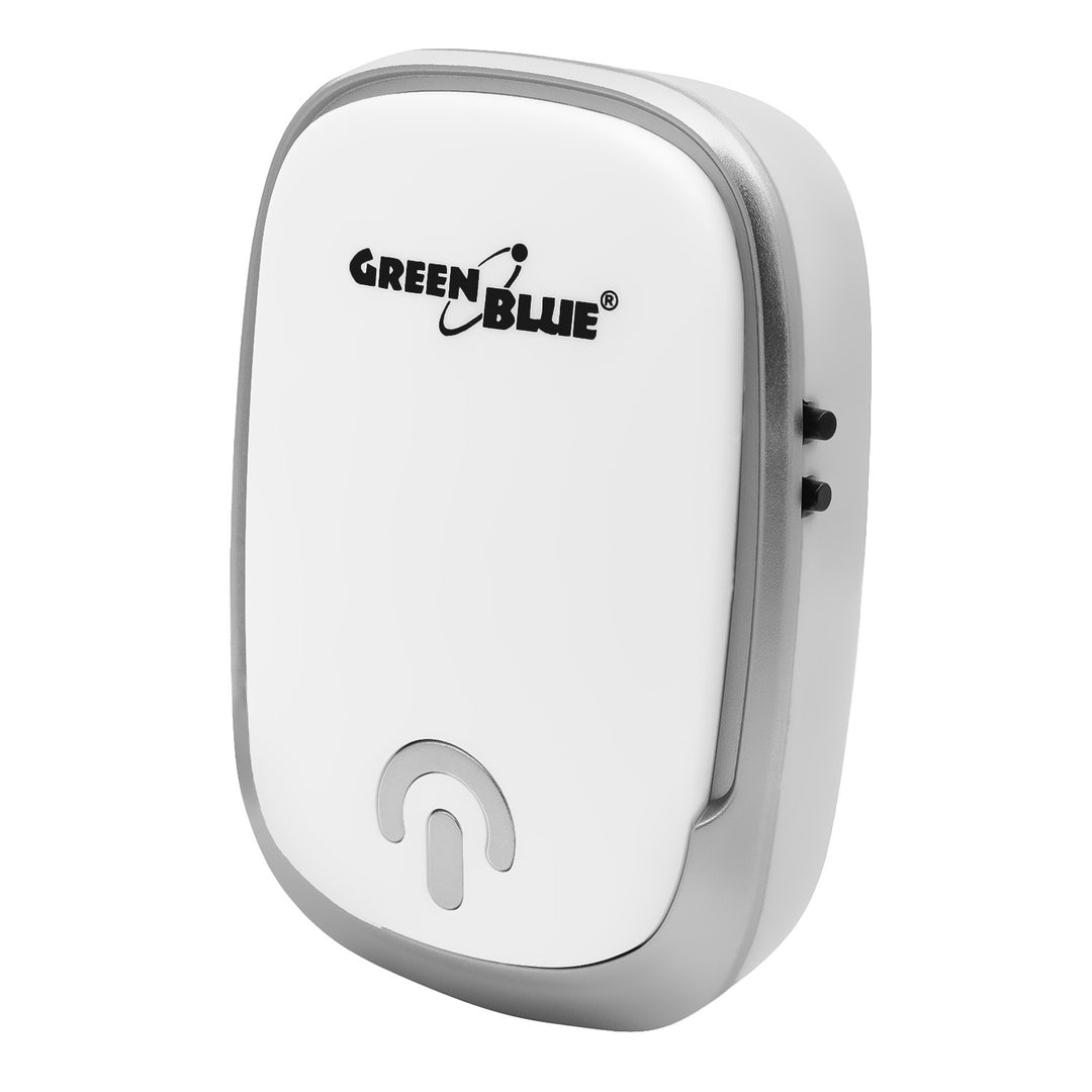 Campanello wireless GreenBlue, 38 melodie, 90 dB, bianco, portata fino a 200 m, GB404 W