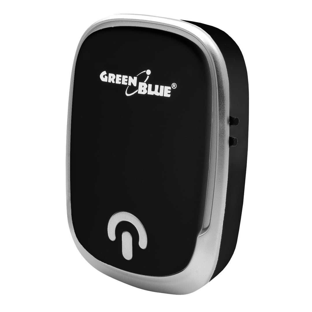 Campanello wireless GreenBlue, 38 melodie, 90 dB, nero, portata fino a 200 m, GB404 B