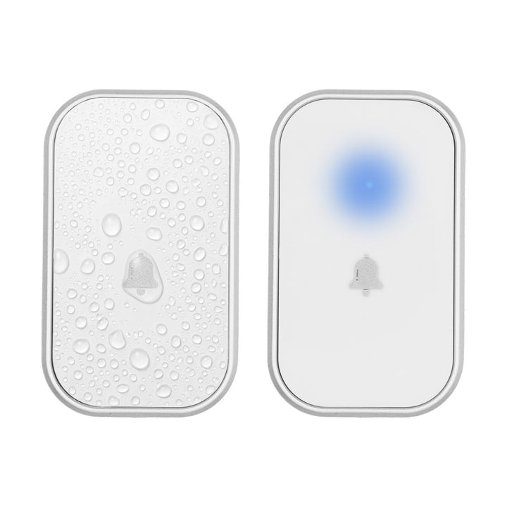 Campanello wireless GreenBlue, 38 melodie, 90 dB, bianco, portata fino a 200 m, GB237 W