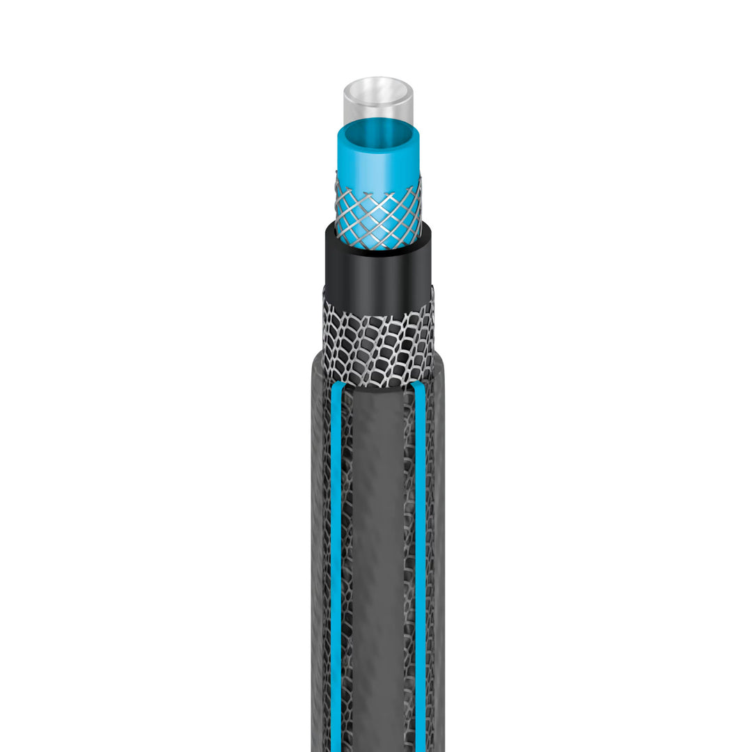 Carrello portatubo Cellfast Aluplus da 1/2" e 60 m + tubo da giardino Cellfast Hobby ATS2 da 1/2" e 50 m