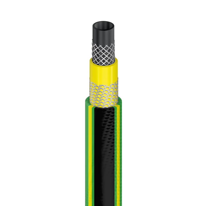 Carrello portatubo Cellfast Aluplus da 1/2" e 60 m + tubo da giardino Cellfast Green ATS2 da 1/2" e 50 m + set con irrigatore a getto diritto Cellfast Basic da 1/2"