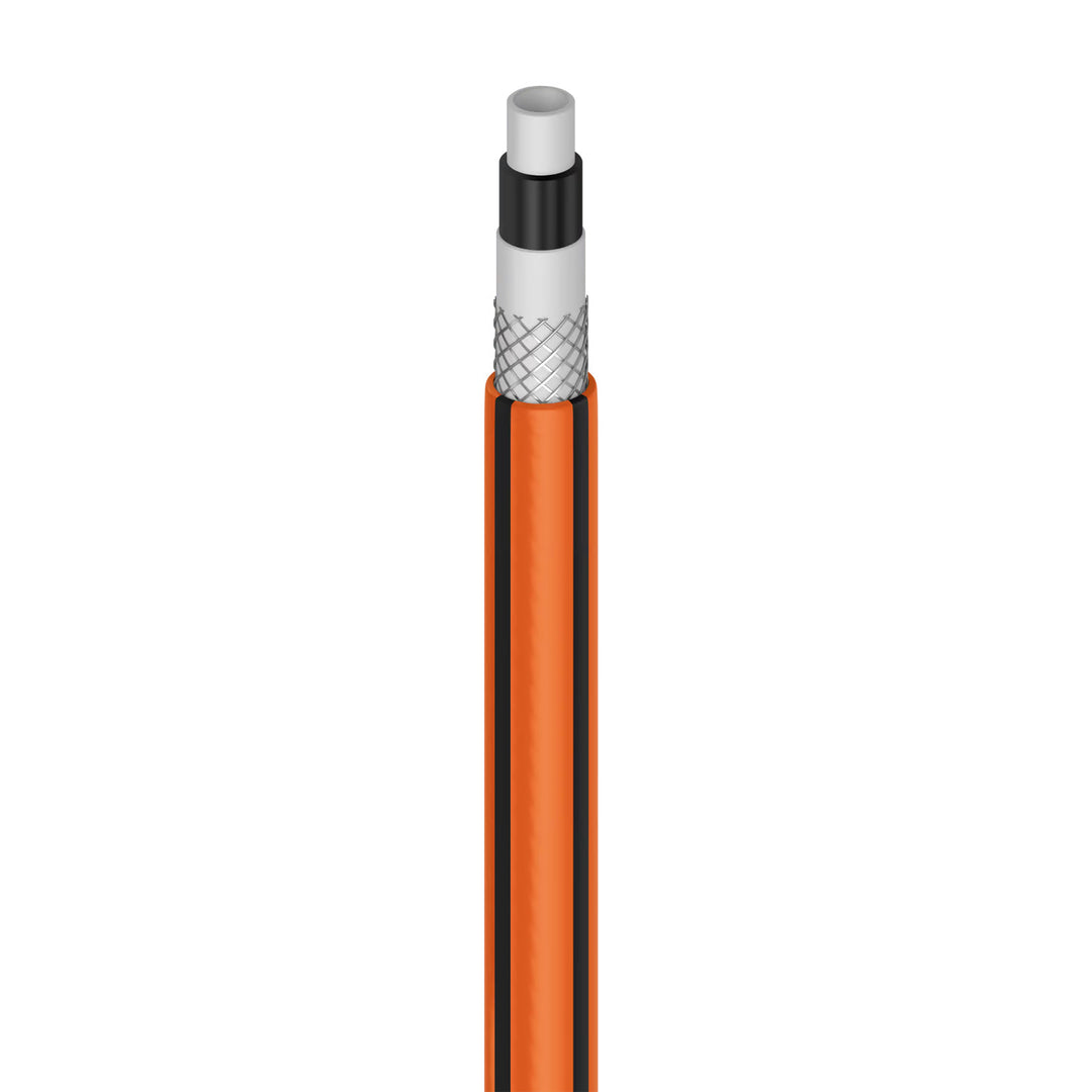 Carrello per tubo Cellfast Aluplus 1/2" 60 m + Tubo da giardino Cellfast, PROFESSIONAL 1/2" 20 m + Set con irrigatore a getto diritto Cellfast Basic 1/2"