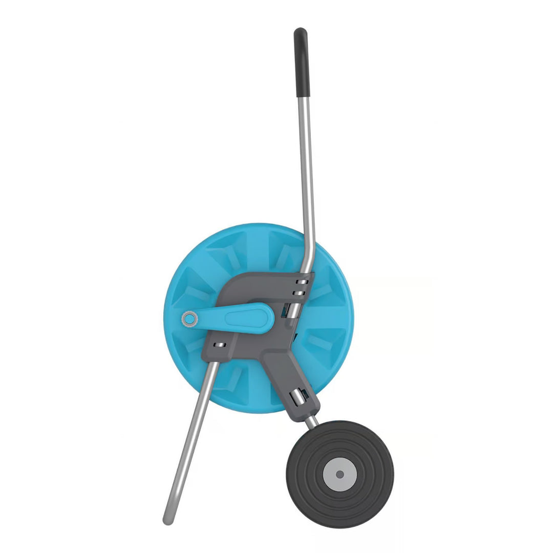 Carrello per tubo Cellfast Aluplus 1/2" 60 m + Tubo da giardino Cellfast, PROFESSIONAL 1/2" 30 m + Set con irrigatore a getto diritto Cellfast Basic 1/2"