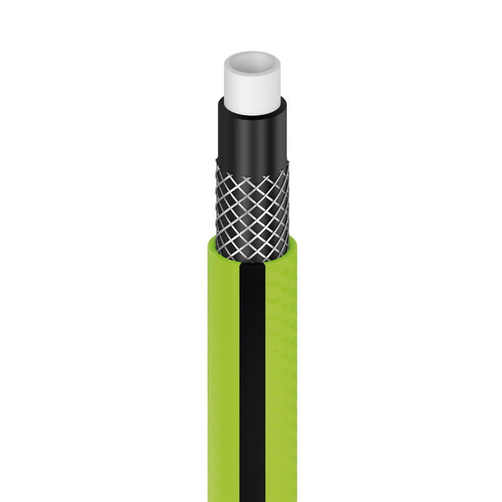 Tubo da giardino Cellfast Quattro da 1/2" e 15 m + gancio per tubo Cellfast grigio + set con irrigatore a getto diritto Cellfast Basic da 1/2"