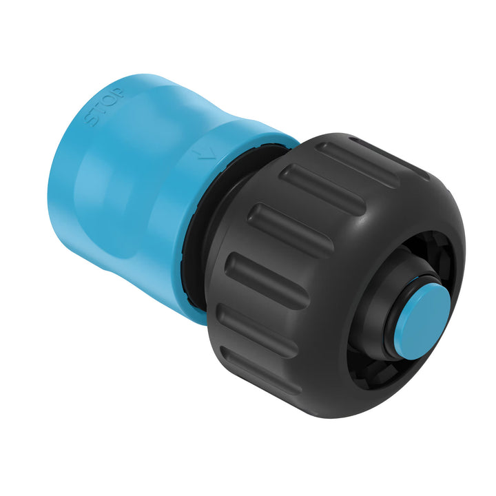 Tubo da giardino Cellfast Economic 3/4" 20 m + irrigatore a getto diritto + raccordo con filettatura interna da 3/4" + raccordo rapido passante e di arresto da 3/4"