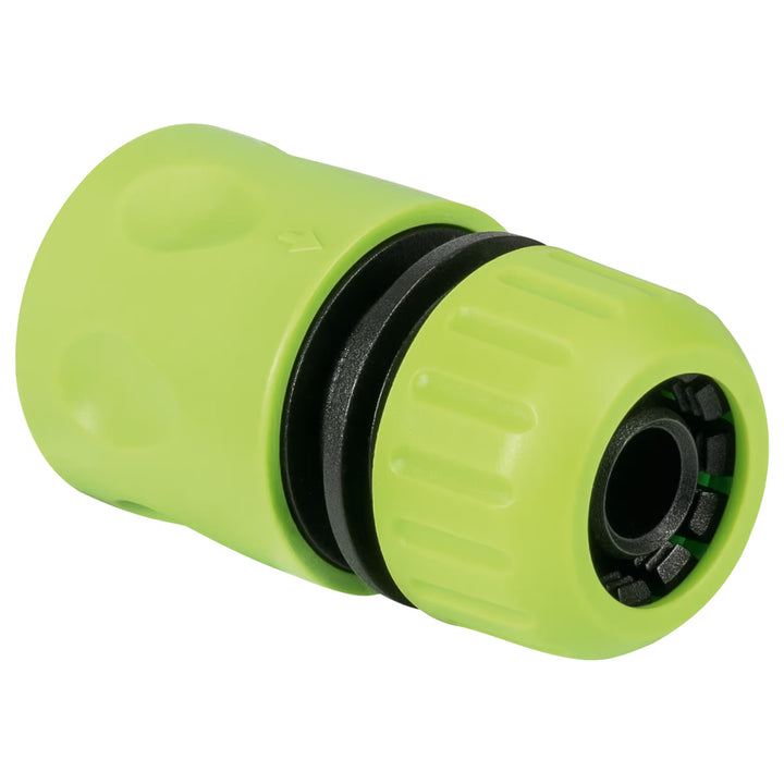Tubo da giardino Cellfast Economic 1/2" 20 m + irrigatore diritto + raccordo con filettatura interna da 3/4" + raccordo rapido passante e di arresto da 1/2"