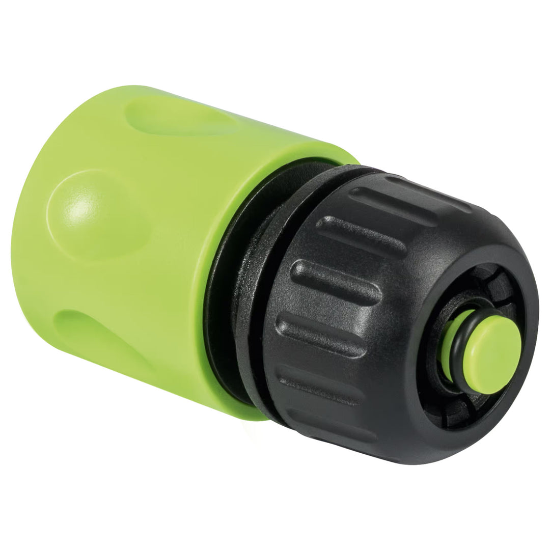 Tubo da giardino Cellfast Economic 1/2" 20 m + spruzzatore a pistola + raccordo con filettatura interna da 3/4" + raccordo rapido passante e di arresto da 1/2"