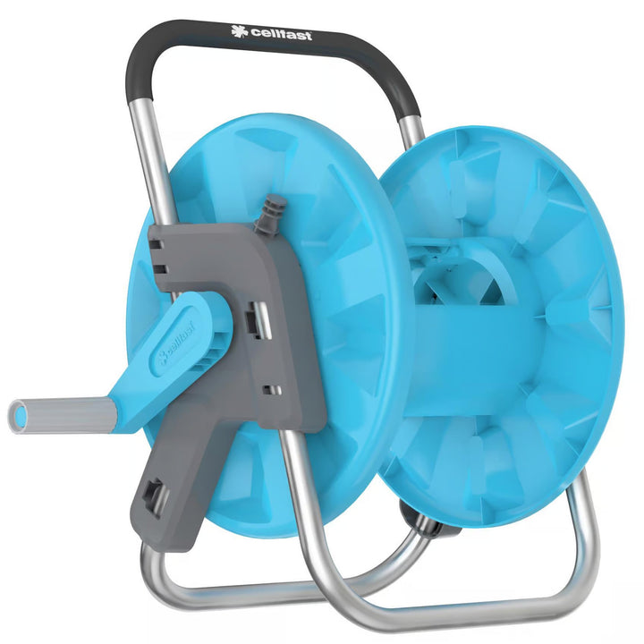 Tubo da giardino Cellfast Economic 1/2" 30 m + supporto, raccordo con filettatura interna da 3/4", raccordo rapido passante e di arresto da 1/2" + irrigatore diritto Cellfast Economic