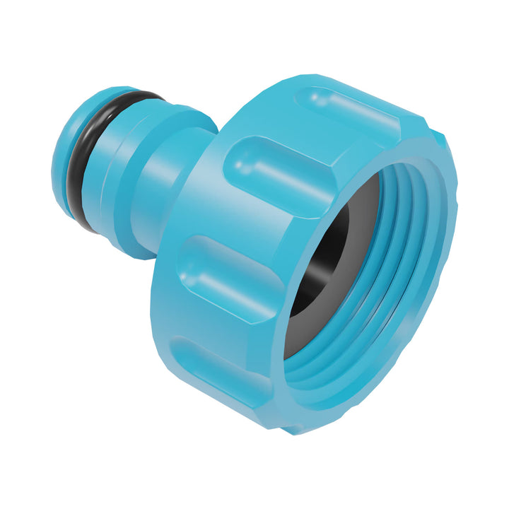 Tubo da giardino Cellfast Economic 3/4" 50 m + raccordo rapido in ottone e raccordo passante 3/4" + raccordo con filettatura interna 3/4" + irrigatore rotante + irrigatore a pistola