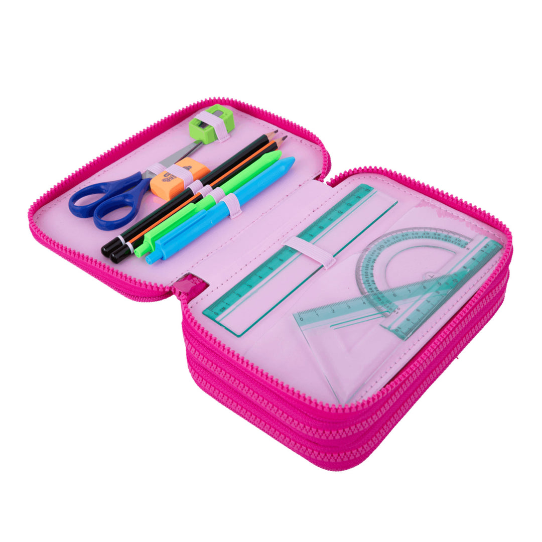 Set scolastico Hello Kitty Coolpack, zaino Jerry a 3 scomparti (15"), astuccio Jumper 3 con accessori e borsa sportiva per le scarpe