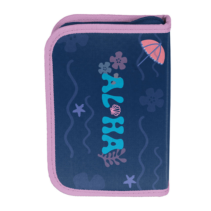 Set scolastico Stitch Paso, zaino con due scomparti, elementi riflettenti e schienale rinforzato, astuccio vuoto con tasche per gli strumenti di scrittura, sacca per le scarpe da indossare sulla schiena, DS26XX