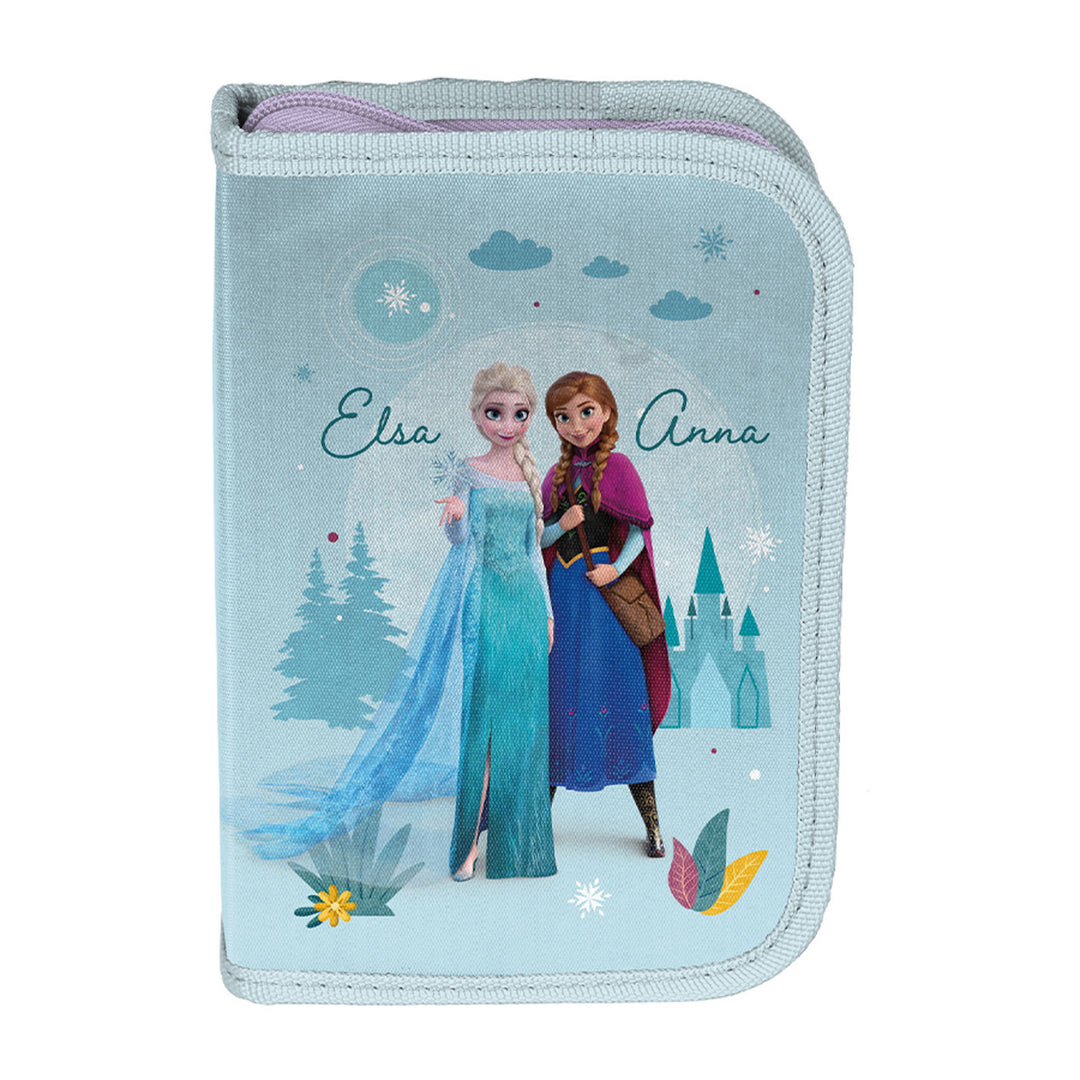 Set scolastico Frozen Paso, zaino con due scomparti, spallacci regolabili e schienale rinforzato, astuccio con accessori e tasche per gli strumenti di scrittura, sacca per le scarpe da indossare sulla schiena, DF26AA
