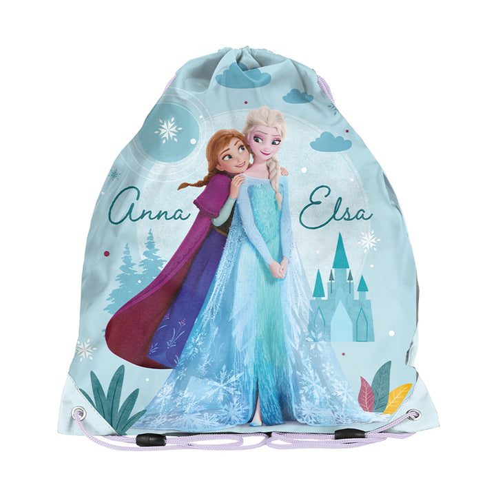 Set scolastico Frozen Paso, zaino con due scomparti, spallacci regolabili e schienale rinforzato, astuccio con accessori e tasche per gli strumenti di scrittura, sacca per le scarpe da indossare sulla schiena, DF26AA
