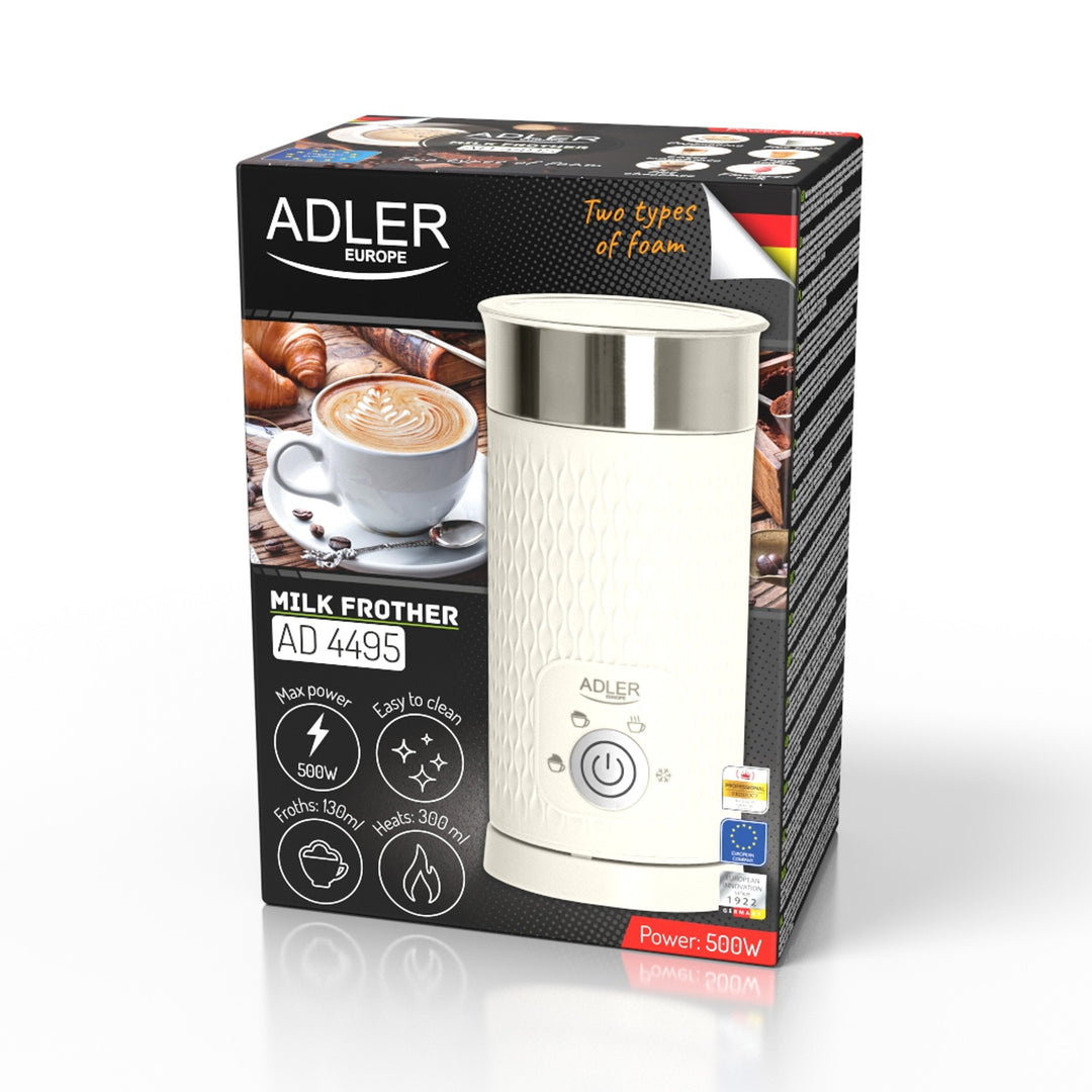 Schiumatore per latte - schiumatura e riscaldamento, Adler, AD 4495