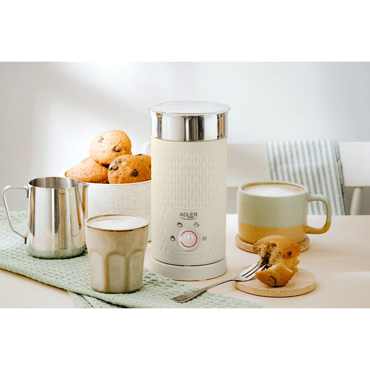 Schiumatore per latte - schiumatura e riscaldamento, Adler, AD 4495