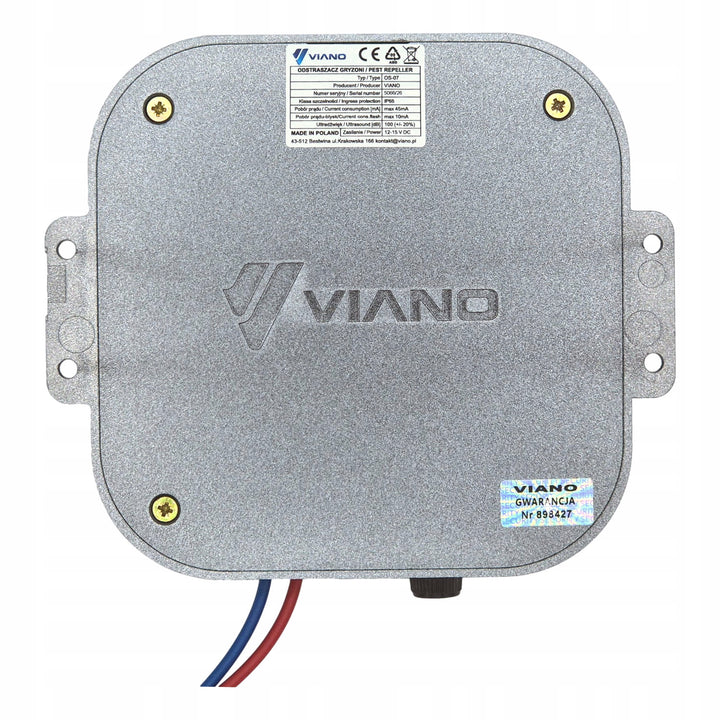 Repellente per auto contro martore, roditori, ratti e topi, Viano Power LED