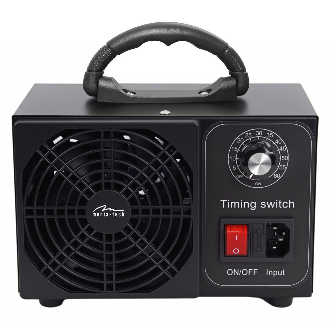 Ozonizzatore professionale per la disinfezione e la purificazione dell'aria, Mediatech, Emissione di ozono: 60000 mg/h, TIMER, Potenza: 140 W, involucro in metallo