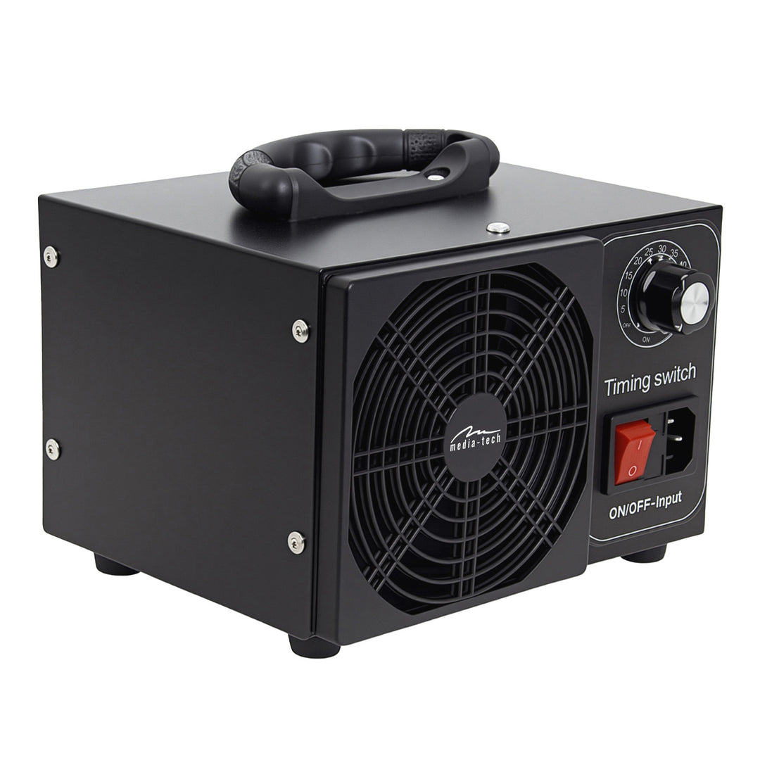 Ozonizzatore professionale per la disinfezione e la purificazione dell'aria, Mediatech, Emissione di ozono: 60000 mg/h, TIMER, Potenza: 140 W, involucro in metallo