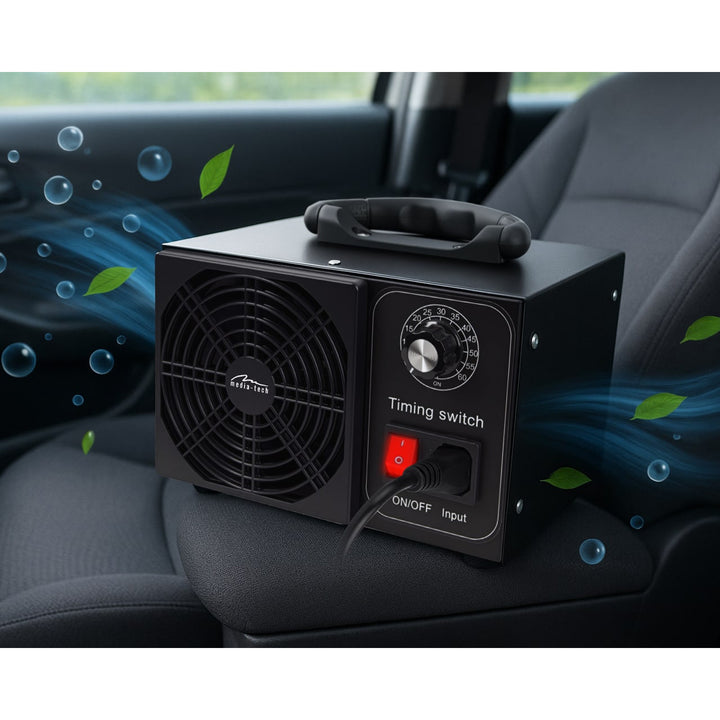 Ozonizzatore professionale per la disinfezione e la purificazione dell'aria, Mediatech, Emissione di ozono: 60000 mg/h, TIMER, Potenza: 140 W, involucro in metallo