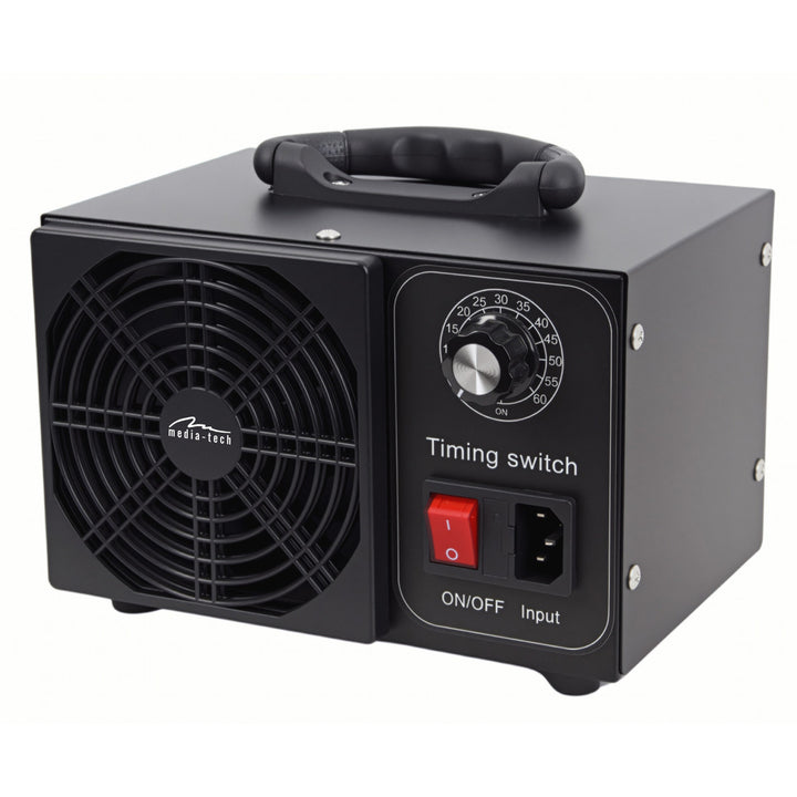 Ozonizzatore professionale per la disinfezione e la purificazione dell'aria, Mediatech, Emissione di ozono: 60000 mg/h, TIMER, Potenza: 140 W, involucro in metallo
