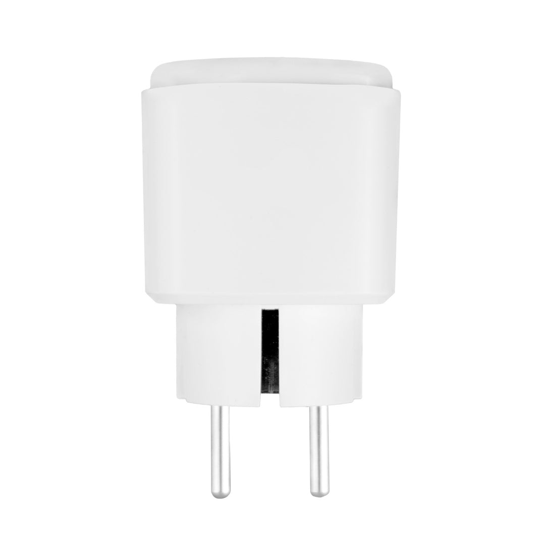 Presa WiFi GreenBlue controllabile da remoto, Android/iOS/Alexa/Google Home, timer, misuratore di potenza, max 16 A/3840 W, GB735 W, 2 pezzi