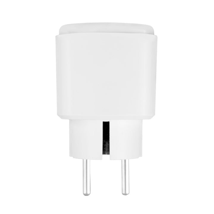 Presa WiFi GreenBlue controllabile da remoto, Android/iOS/Alexa/Google Home, timer, misuratore di potenza, max 16 A/3840 W, GB735 W, 2 pezzi