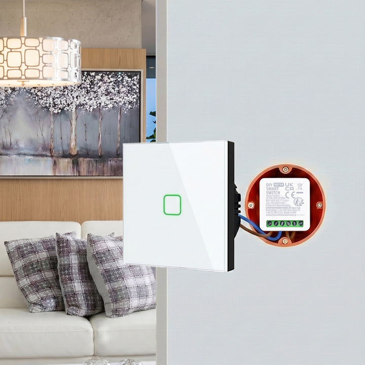 Relè WiFi da incasso GreenBlue, Android/iOS/Alexa/Google Home, 100-240 V CA, 50/60 Hz, max. 16 A, per LED da 150 W, GB739, 4 pezzi
