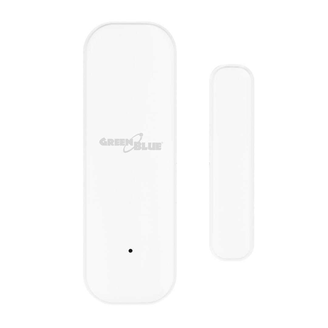 Contattore wireless / sensore di apertura WiFi GreenBlue, Android/iOS, per porte / finestre, 3,0 V CC, LR03x2, GB479 W, 2 set