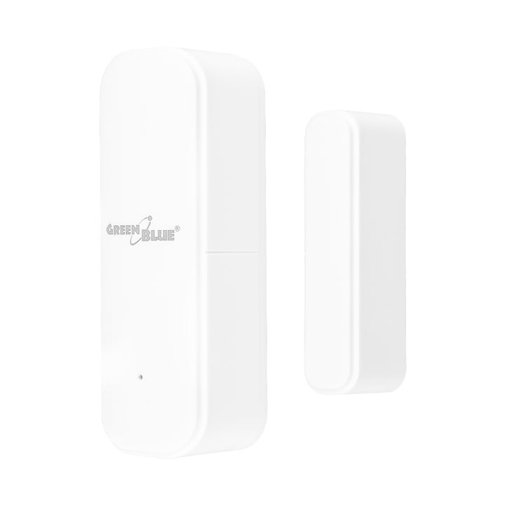 Contattore wireless / sensore di apertura WiFi GreenBlue, Android/iOS, per porte / finestre, 3,0 V CC, LR03x2, GB479 W, 2 set