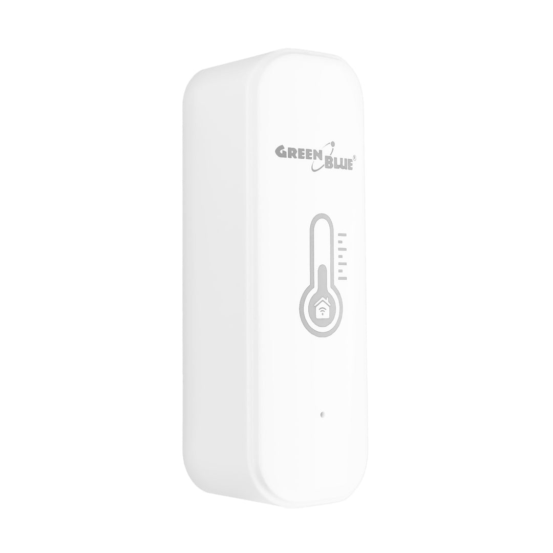Sensore di temperatura e umidità WiFi GreenBlue, Android/iOS/Alexa/Google Home, 3,0 V CC, LR03x2, GB737, 2 pezzi