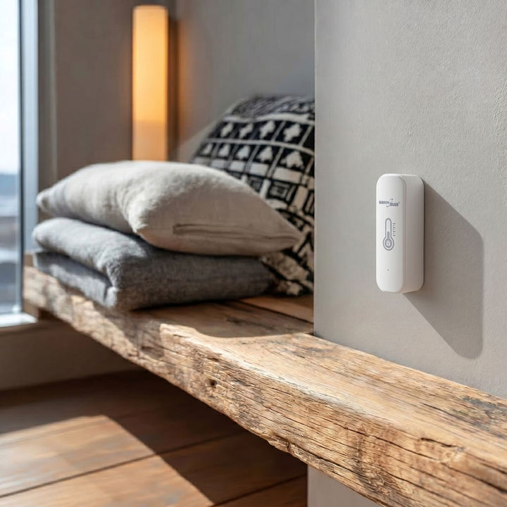 Sensore di temperatura e umidità WiFi GreenBlue, Android/iOS/Alexa/Google Home, 3,0 V CC, LR03x2, GB737, 2 pezzi