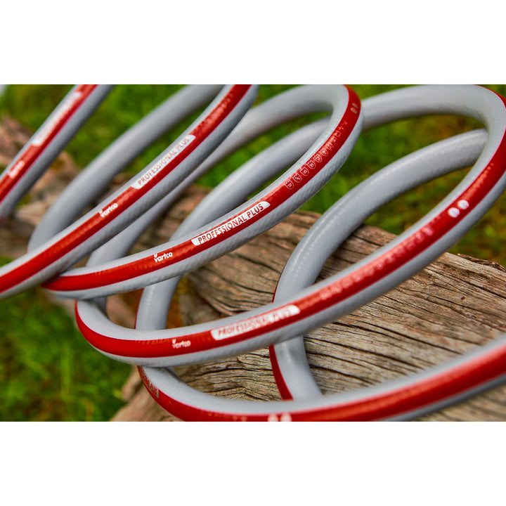 Carrello per tubo da giardino da 1/2" 45 m + Tubo da giardino Vartco Professional Plus da 1/2" 20 m Agaplast