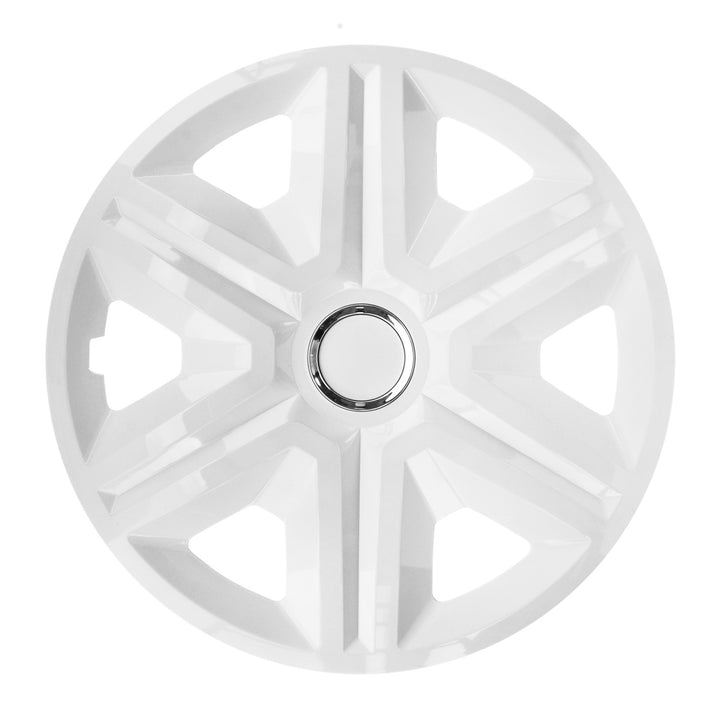 Copricerchio universale da 14'' NRM Fast bianco, 1 pezzo