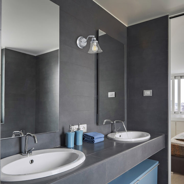 Applique da bagno RABALUX ANTOINE 3207 E14 IP44, 2 pezzi