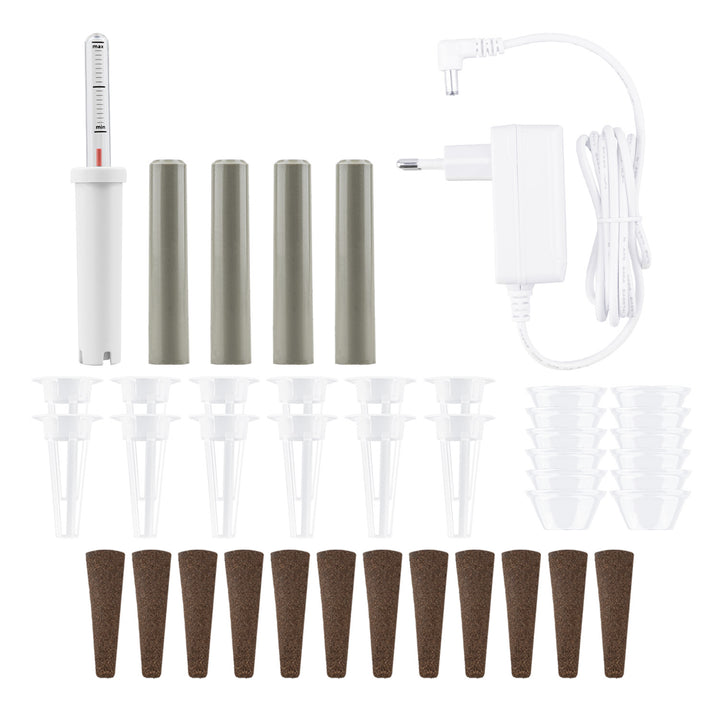 Sistema intelligente per la coltivazione indoor GreenBlue, vaso SMART, capacità 4 L, 220-240 V CA 50/60 Hz 0,4 A GB133 + set di accessori