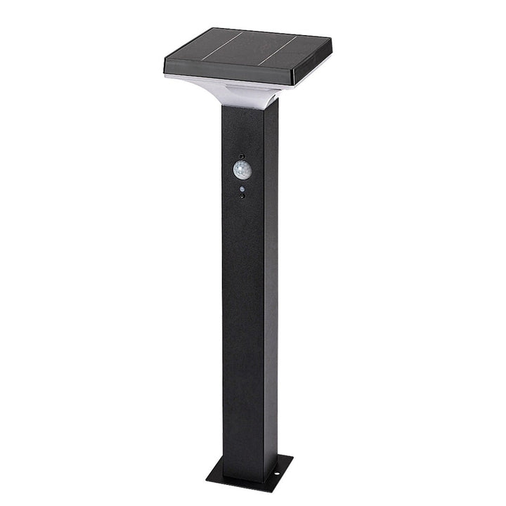 Lampada Rabalux, da esterno, a energia solare, da terra, LED 4 W, IP44, nera, Geleen, 2 pezzi