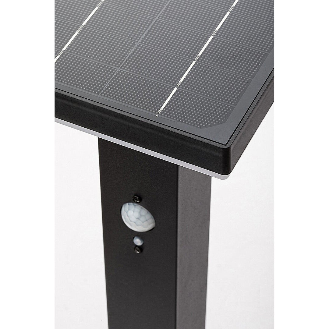 Lampada Rabalux, da esterno, a energia solare, da terra, LED 4 W, IP44, nera, Geleen, 2 pezzi