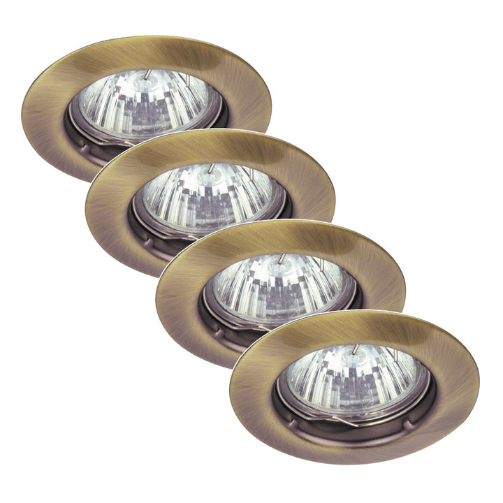Lampada da incasso Rabalux, IP20, marrone, GU5.3, 12 V, Spot Relight, 4 pezzi