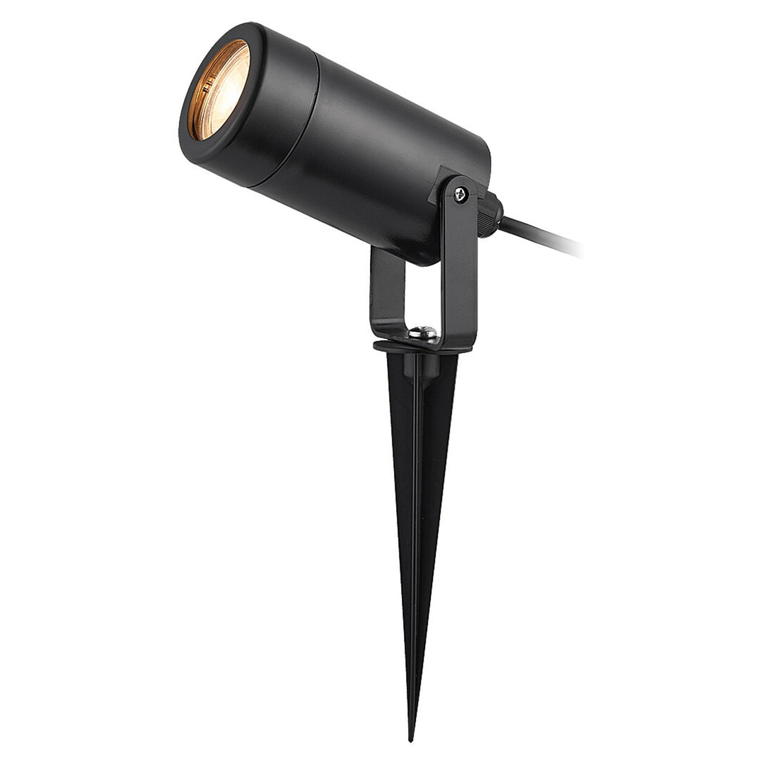 Lampada da terra Rabalux Krobia, IP65, colore nero, attacco GU10, max 4 W, 7814