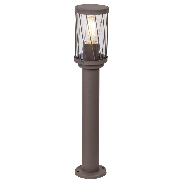 Lampada da giardino a piedistallo Rabalux Budapest, IP44, colore marrone, attacco E27, max 40 W, 8889