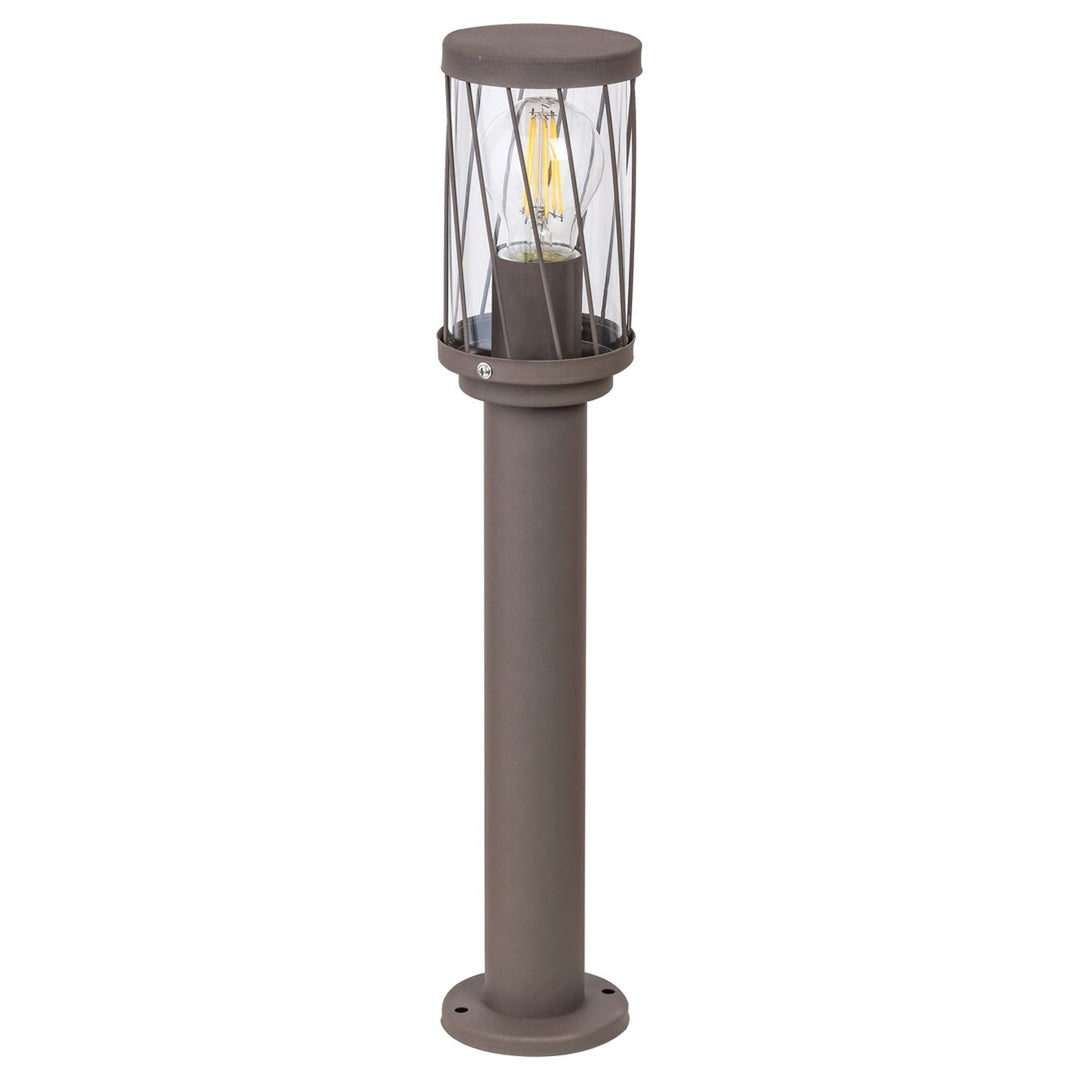 Lampada da giardino a piedistallo Rabalux Budapest, IP44, colore marrone, attacco E27, max 40 W, 8889