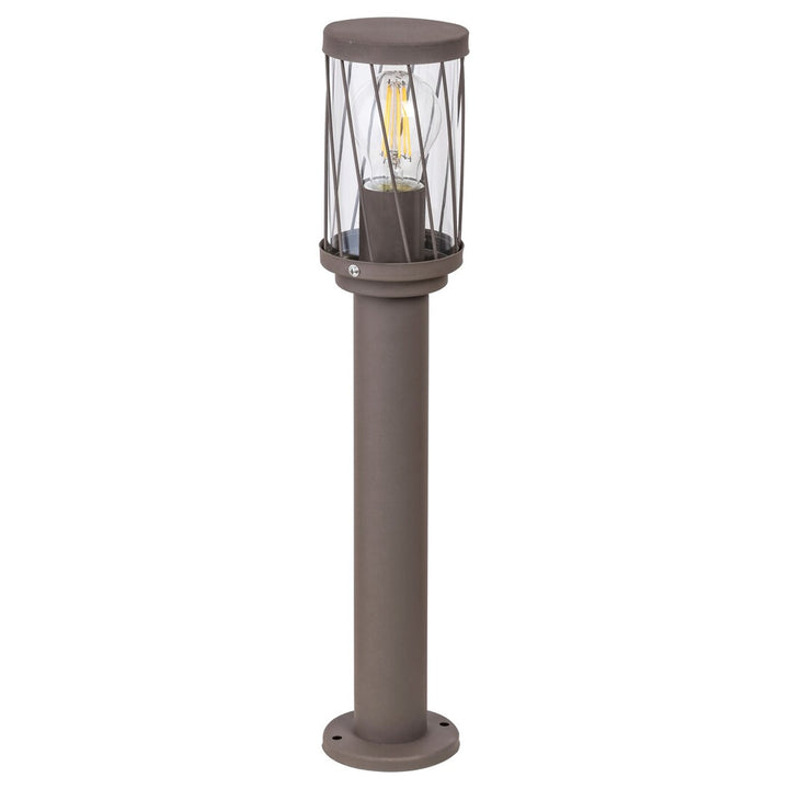 Lampada da giardino a piedistallo Rabalux Budapest, IP44, colore marrone, attacco E27, max 40 W, 8889