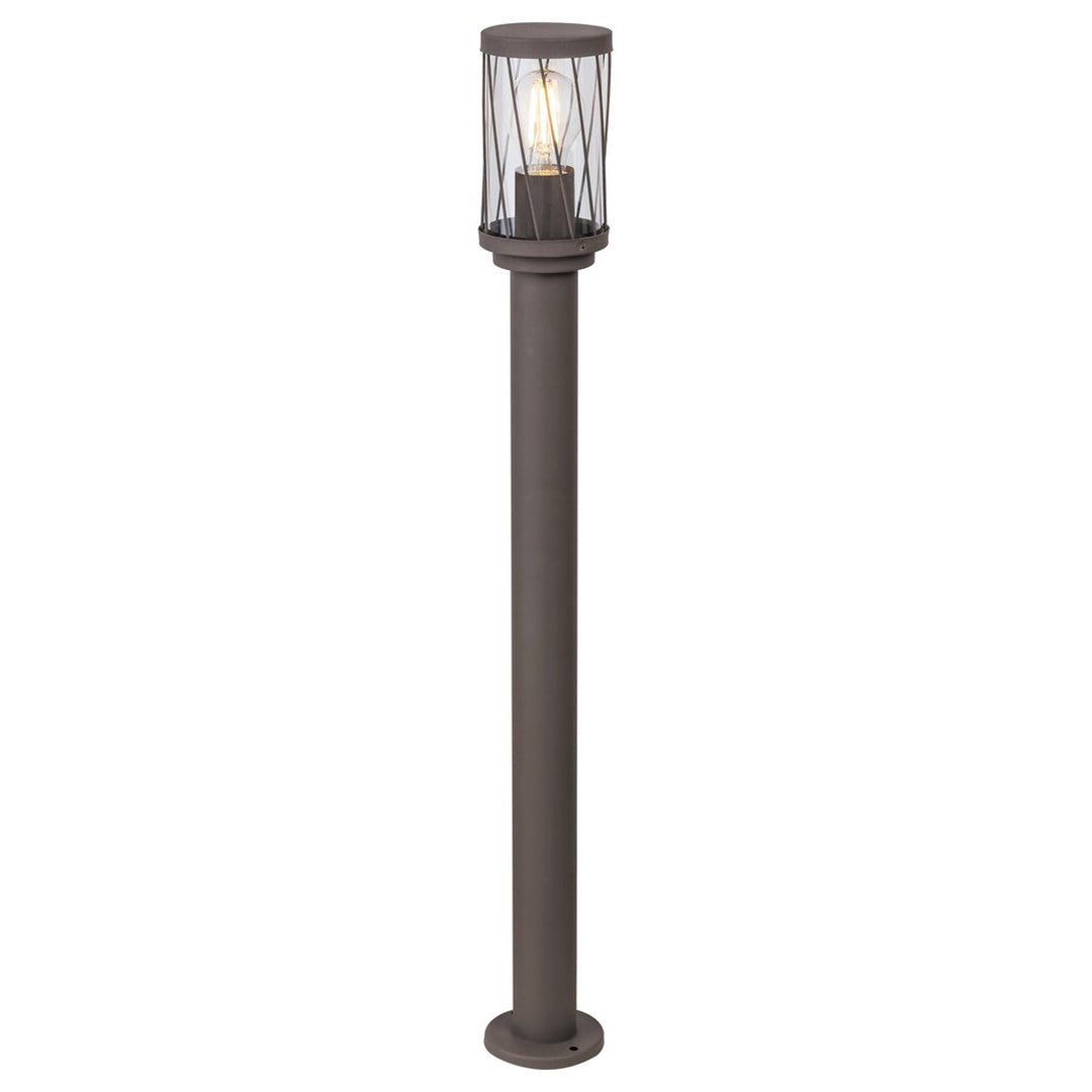 Lampada da giardino a piedistallo Rabalux Budapest, IP44, colore marrone, attacco E27, max 40 W, 8890