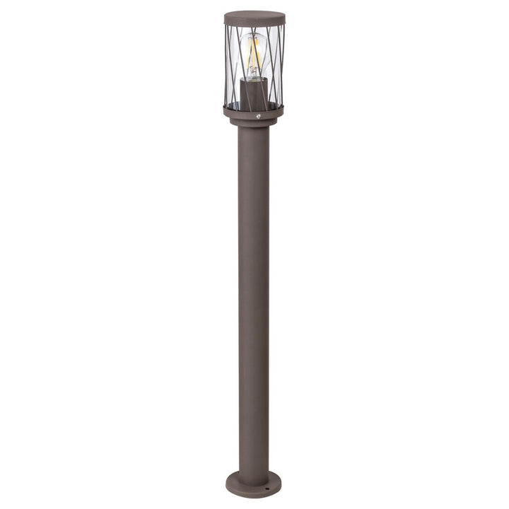 Lampada da giardino a piedistallo Rabalux Budapest, IP44, colore marrone, attacco E27, max 40 W, 8890
