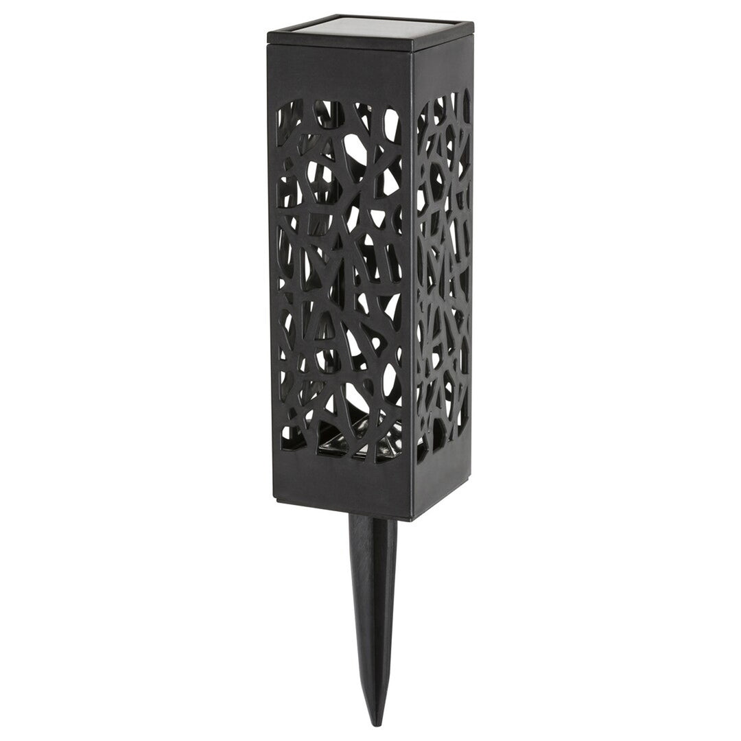 Lampada solare Mora, 2 lm, grado di protezione IP23, colore nero, LED da 0,16 W, 8949
