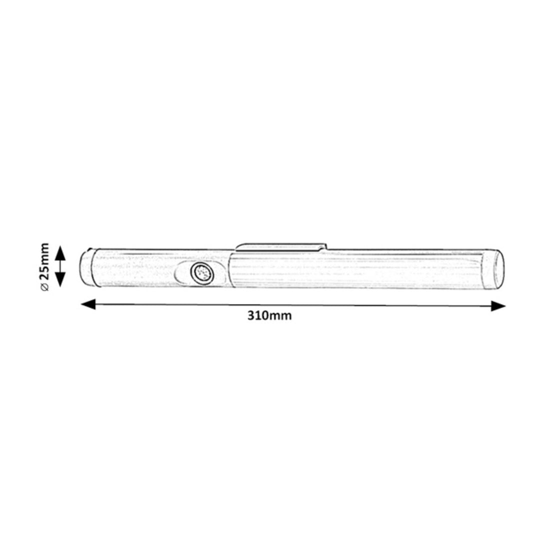 Lampada da incasso sotto pensile Rekar, 180 LM, IP20, colore argento, LED 3 W, 78031