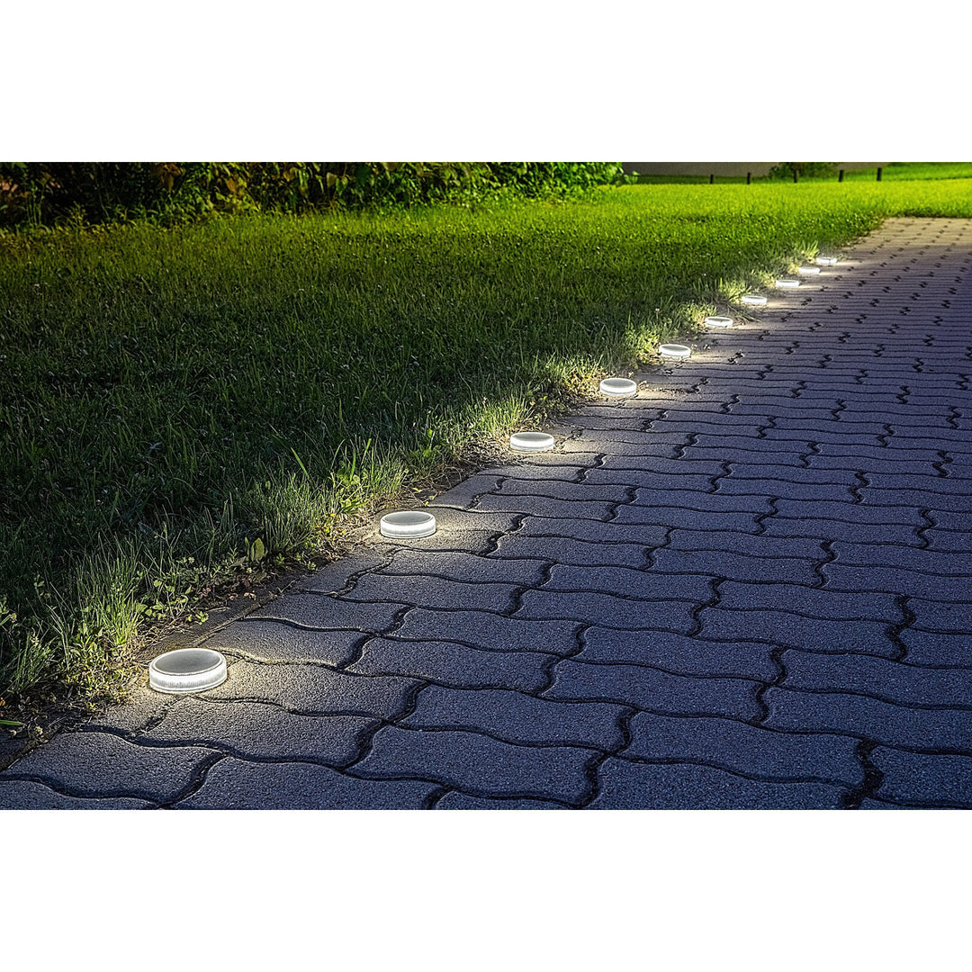 Lampada solare Trillo LED 0,3 W, sensore crepuscolare, colore trasparente, IP65, K 4000, 77175