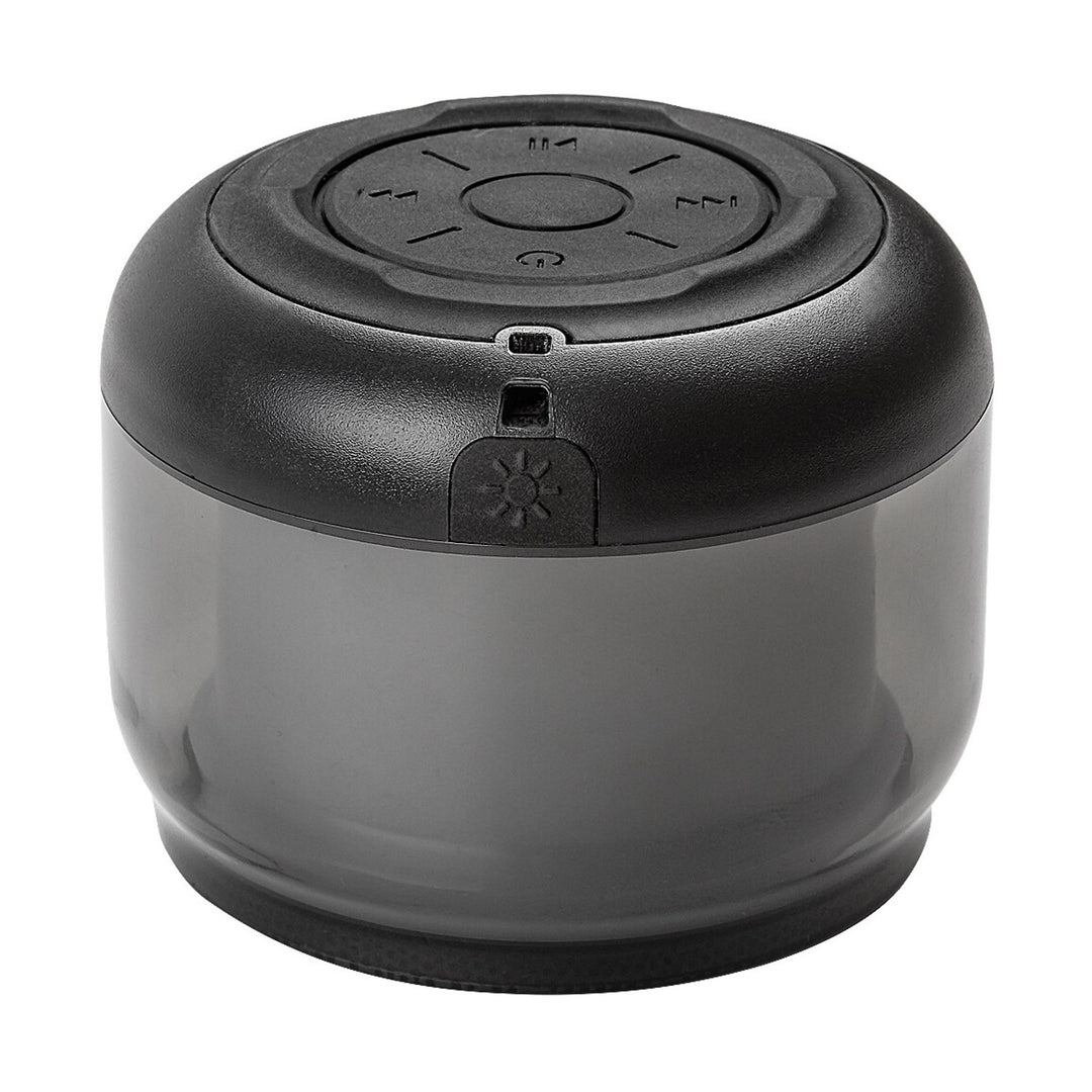 Lampada da scrivania Rabalux Radelia, altoparlante Bluetooth, RGB, nera, IP20, batteria ricaricabile, 76110